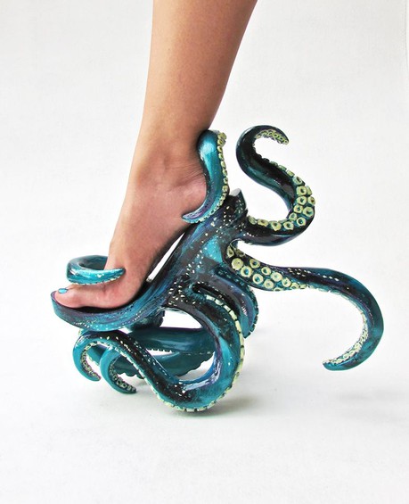 Kermit Tesuro - odważne buty tentacle